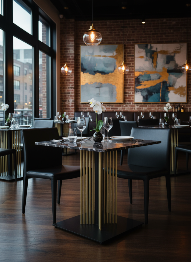 Подстолье Victor золотистый_2