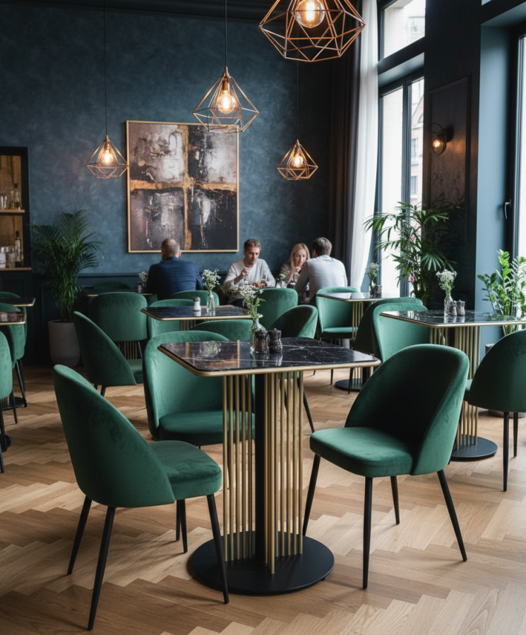 Подстолье Victor (круглое) золотистый_2